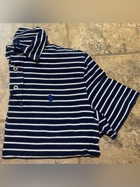 Polo by Ralph Lauren Boys Striped Polo Short sleeve Shirt, size M (10-12)